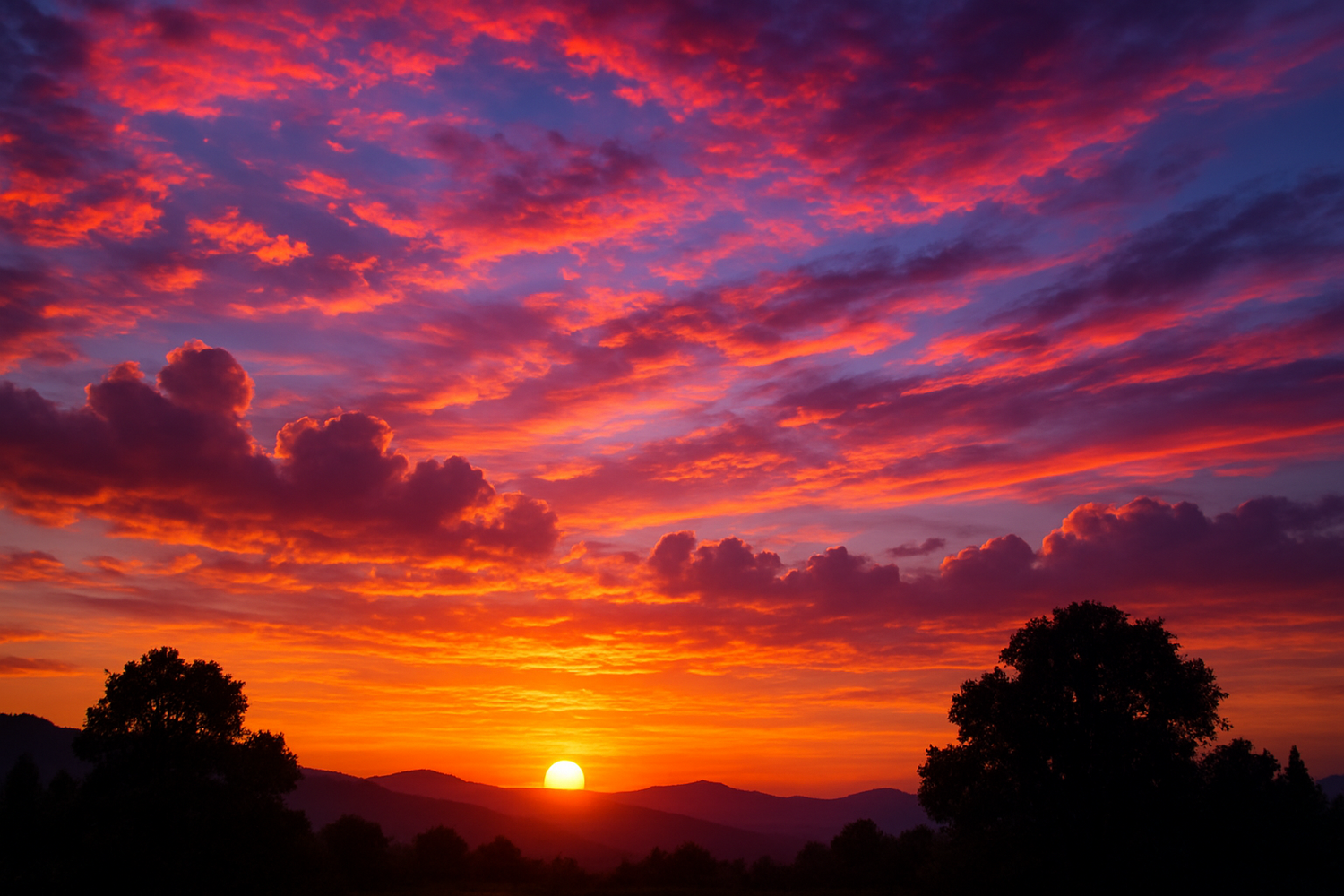 coucher de soleil