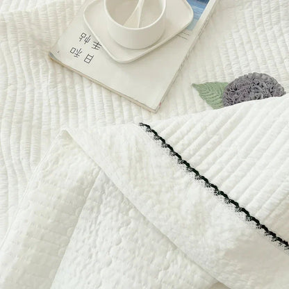Couette Été - CottonSummerQuilt™ - Blanc - Boutique Chez Soi