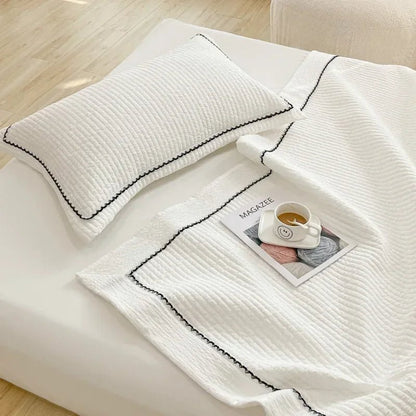 Couette Été - CottonSummerQuilt™ - Blanc - Boutique Chez Soi