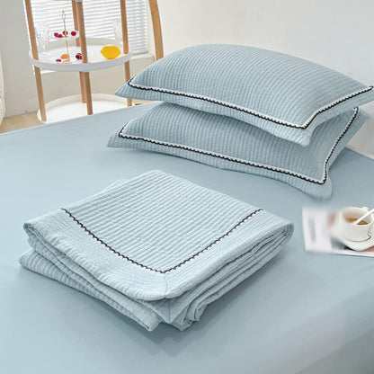 Couette Été - CottonSummerQuilt™ - Bleu - Boutique Chez Soi