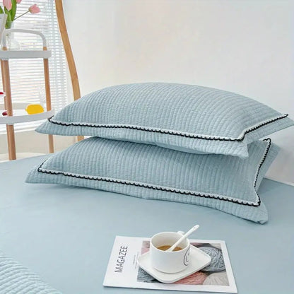Couette Été - CottonSummerQuilt™ - Bleu - Boutique Chez Soi