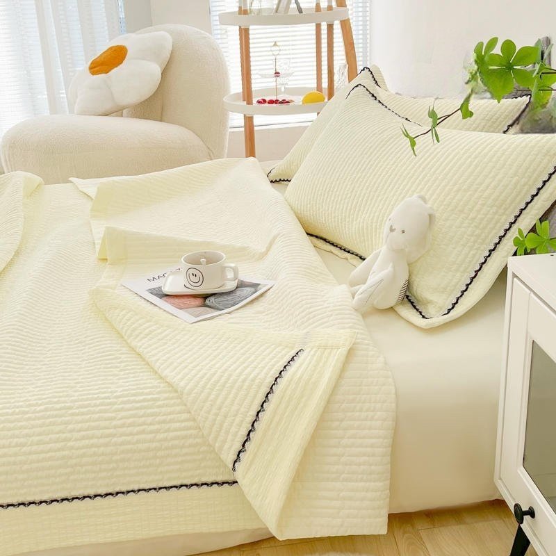 Couette Été - CottonSummerQuilt™ - Jaune - Boutique Chez Soi