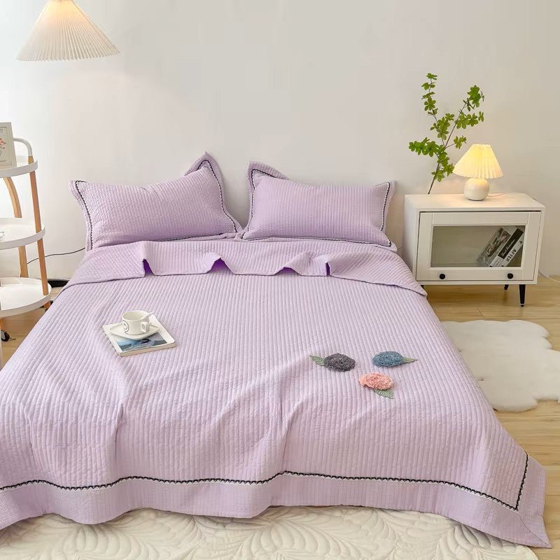 Couette Été - CottonSummerQuilt™ - Violet - Boutique Chez Soi