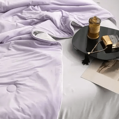 Couverture Lestée - HighQualityCoolingBlankets™ - Mauve - Boutique Chez Soi