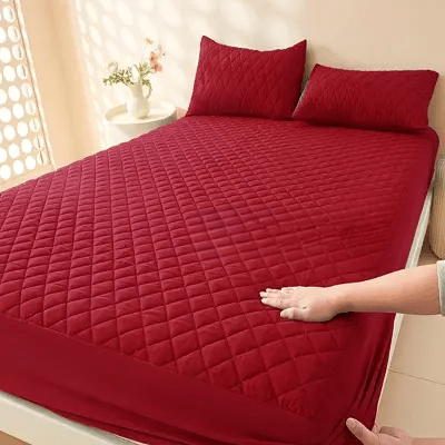 Housse de Protection Matelas - WaterproofMattressProtectorCover™ - Rouge - Boutique Chez Soi