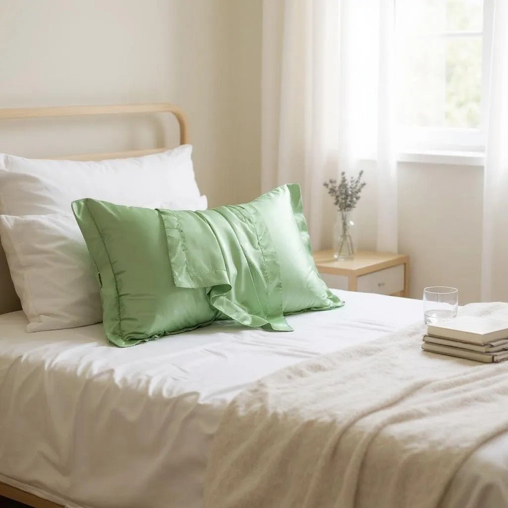 Taie d'Oreiller en Soie - PureSilkDream™ - Turquoise - Boutique Chez Soi